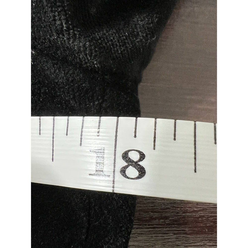 Boden Women';s Jacket Size 12 Black Velvet Long Sleeve Dark Romantic Whimsygoth - Picture 10 of 13